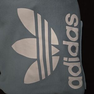 Adidas Trefoil Hoodie - Light Blue with White Logo